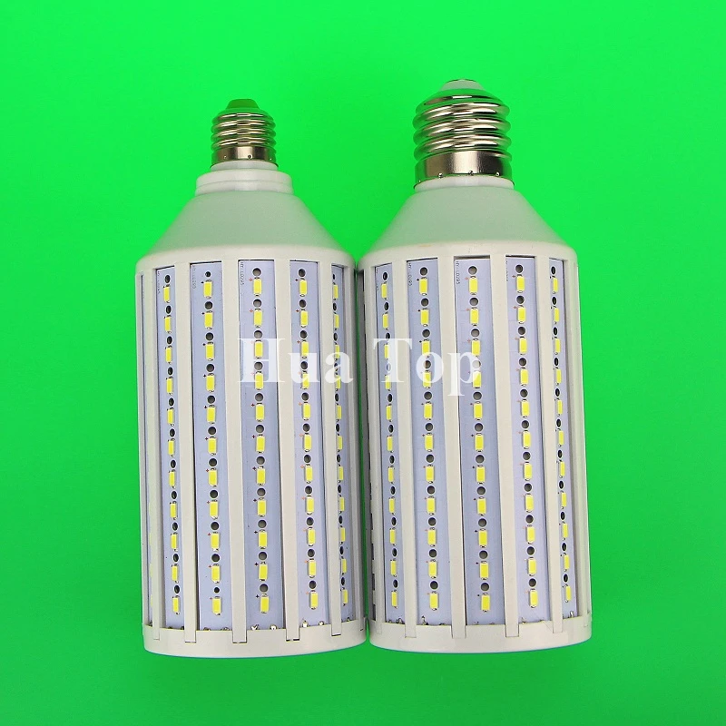 Лампада 55 Вт Светодиодная лампа 5730 5630 SMD E27 E4 B22 AC 85 265V теплая холодная белая