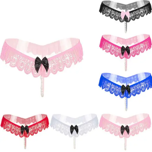 Женские сексуальные кружевные стринги с Т-образной спинкой женское белье