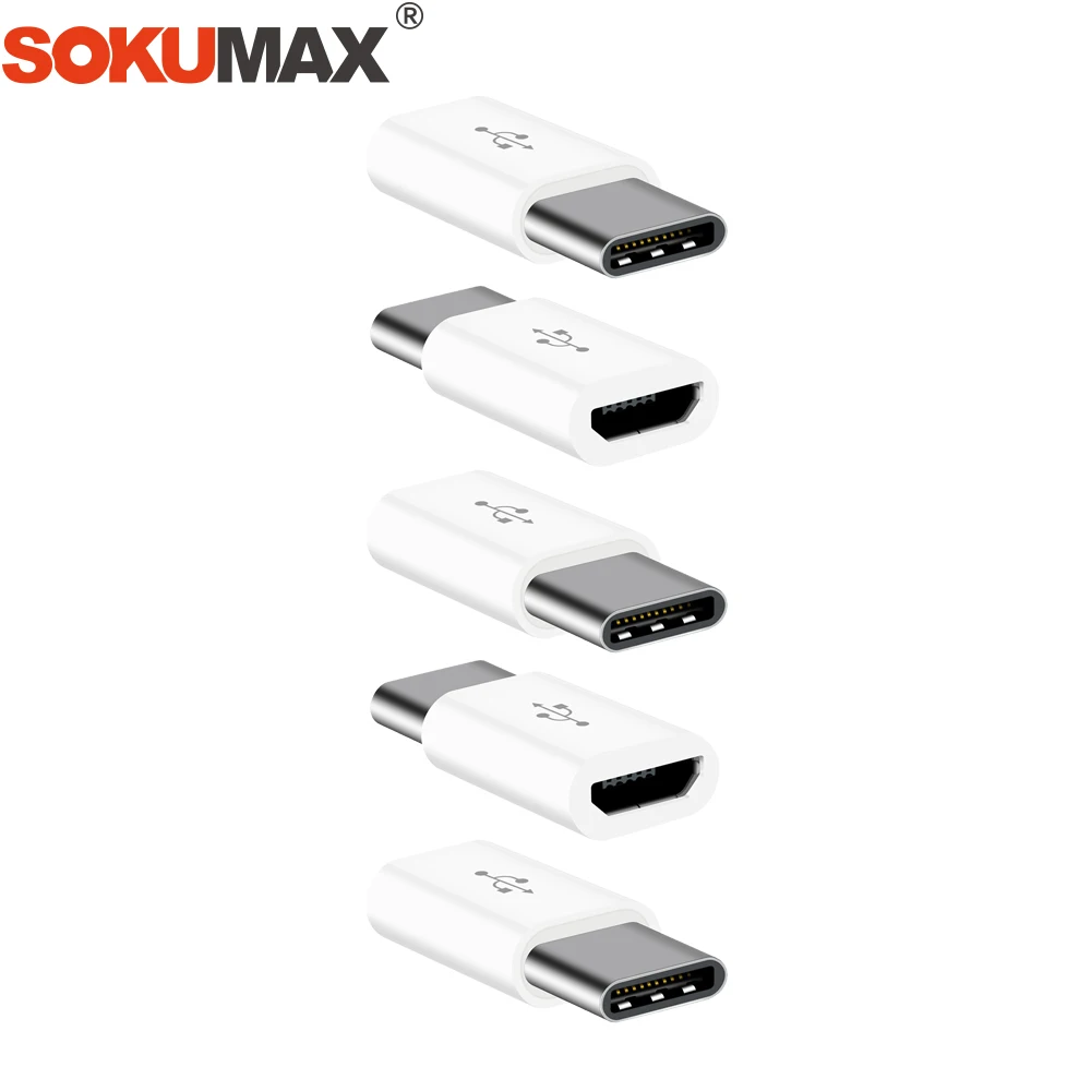 5 pcs mi женские низкие Туфли на USB к Тип usb C адаптер синхронизации данных OTG Тип-конвертер зарядное устройство для быстрой зарядки для MacBook Xiaomi mi 4C One Plus LG G5