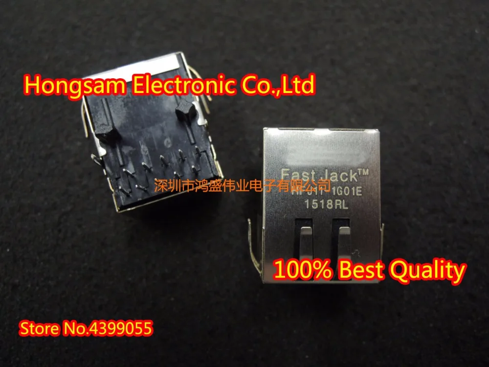 (5 шт.) Новый сетевой трансформатор HFJ11 1 g01e RJ45 оригинальный с разъемом на 5 шт. в