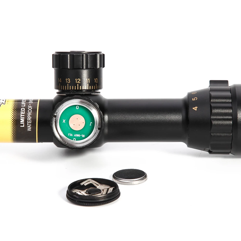 2019 New 4-16X44AOEYS FENGRO Hunting Range Green Red Lighting Button Air Gun Adjustable Tactical Optical Sight Riflescope | Спорт и