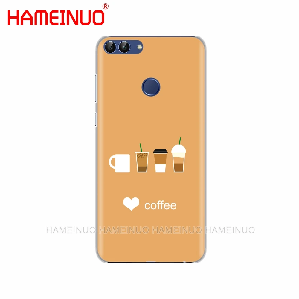 HAMEINUO чехол для сотового телефона с кофейным рисунком huawei Honor Y5 7C Y625 Y635 Y6 Y7 Y9 2017 2018