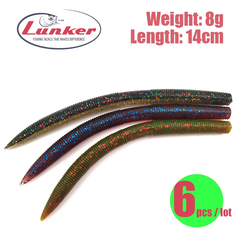 Lunker 6 шт. 8 г 14 см дропшиппинг восковой джиг головка Мягкая приманка для рыбалки