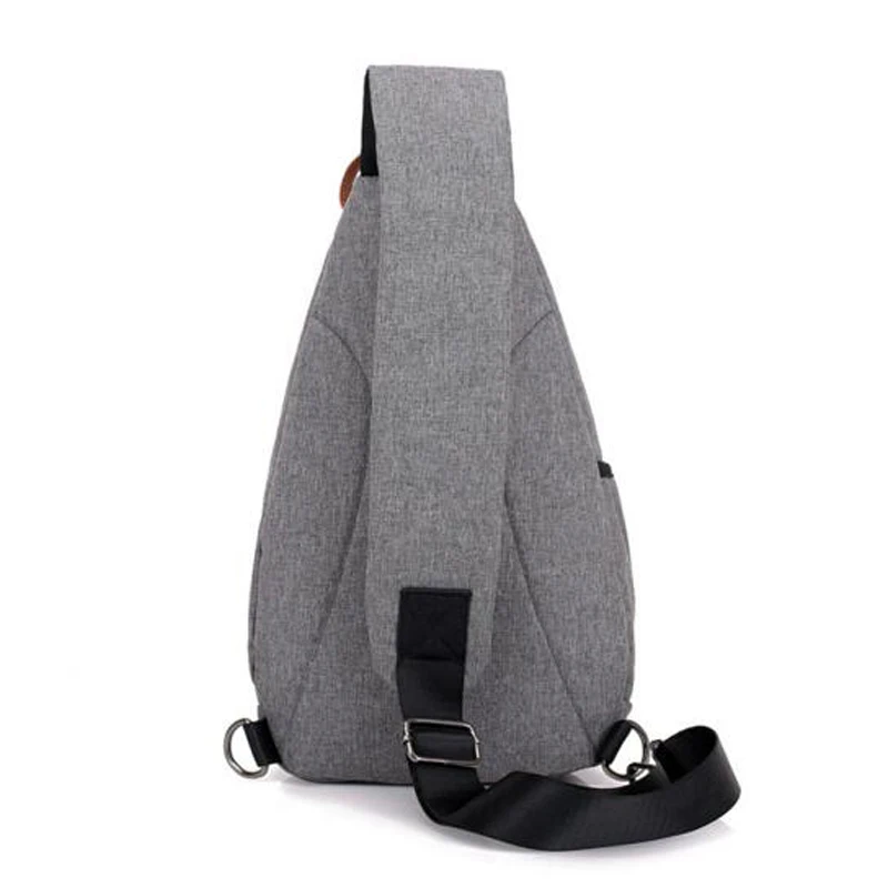Мужская нагрудная сумка холщовые сумки через плечо для мужчин повседневная