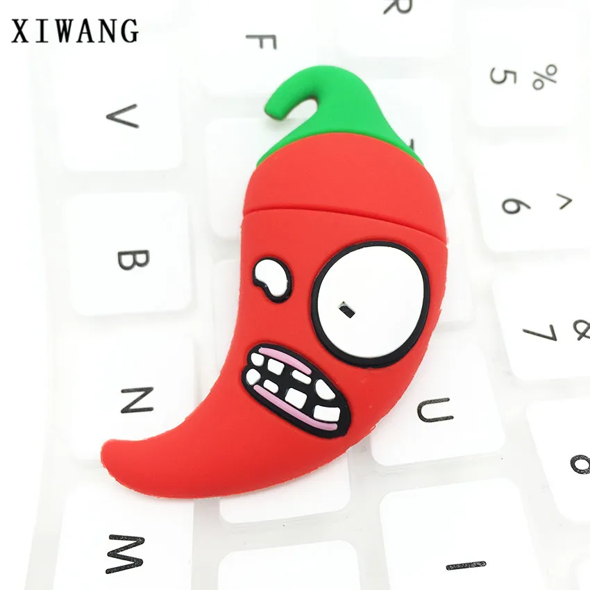 USB флеш-накопитель с изображением овощей и перца, usb 2,0, 8 ГБ, 16 ГБ, флешка, 32 ГБ, 64 ГБ, 128 ГБ, USB флешка, необычный флеш-накопитель