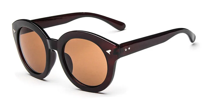 Красочная кавеола Солнцезащитные очки женские Повседневное UV400 модные девушка