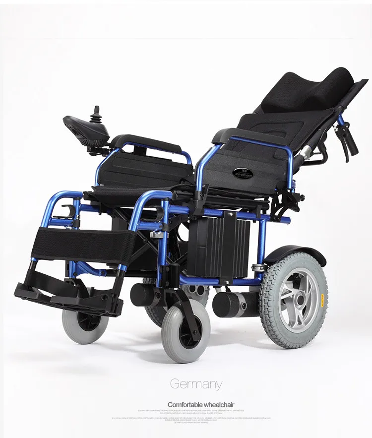 

High quality folding recline electric wheelchair for handicapped