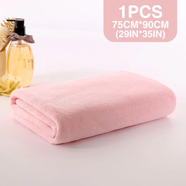 PINK 75X90CM Детское банное полотенце Curbblan, детское банное полотенце для новорожденных, муслиновая мочалка из микрофибры, очень мягкое полотенце для ухода за кожей, s 70*150 см, для малышей - Цвет: PINK 75X90CM