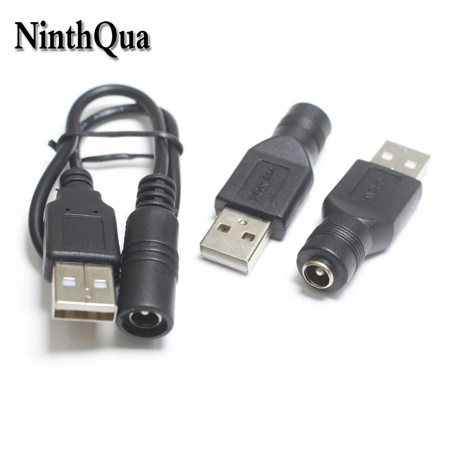 1 шт. 5 5*2 мм гнездовой разъем к USB 2 0 Штекерный в постоянного тока штекеры Разъем 5x2