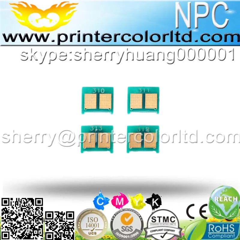 Чип для принтера HP CE410A/CE410X/CE411A/CE412A/CE413A Laserjet Enterprise 300 цветов M351 400 M451nw/M475dn |