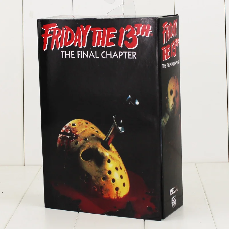 NECA Friday The 13th Jason Lives Pamela Voorhees, экшн-фигурка, последняя часть, Jason, 3D маска, пила, топор, меч, нож, страшная модель, игрушки