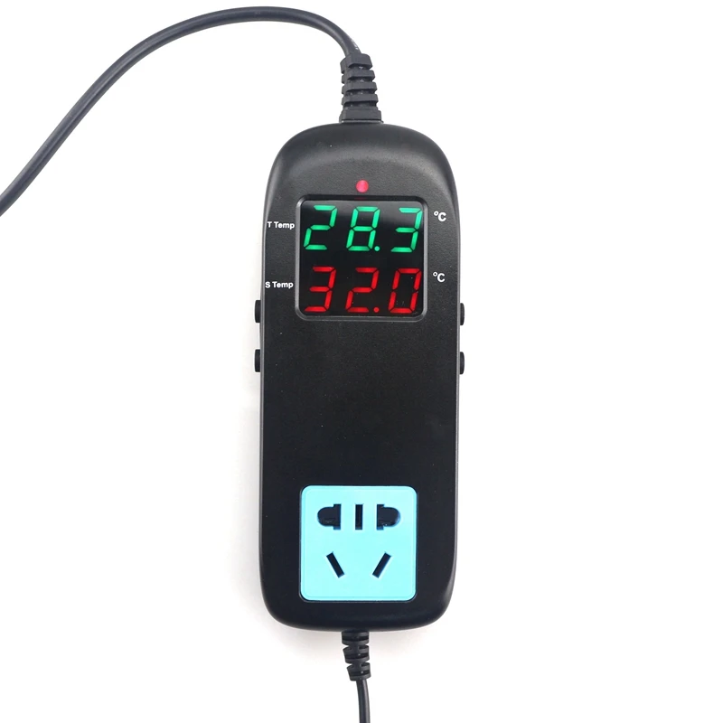 AC90V~ 250V EU микрокомпьютерный термостат розетка-40~ 120C интеллектуальный регулятор температуры для нагревательного оборудования на выходе