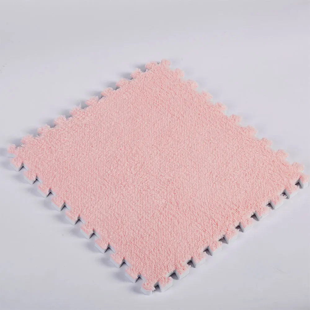 

1pcs Plush Children's Mat Baby Puzzles Playmats Infant Carpet Eva Foam Kids Rug Baby Playing Mat Keep Warm Mat 30*30*0.6cm