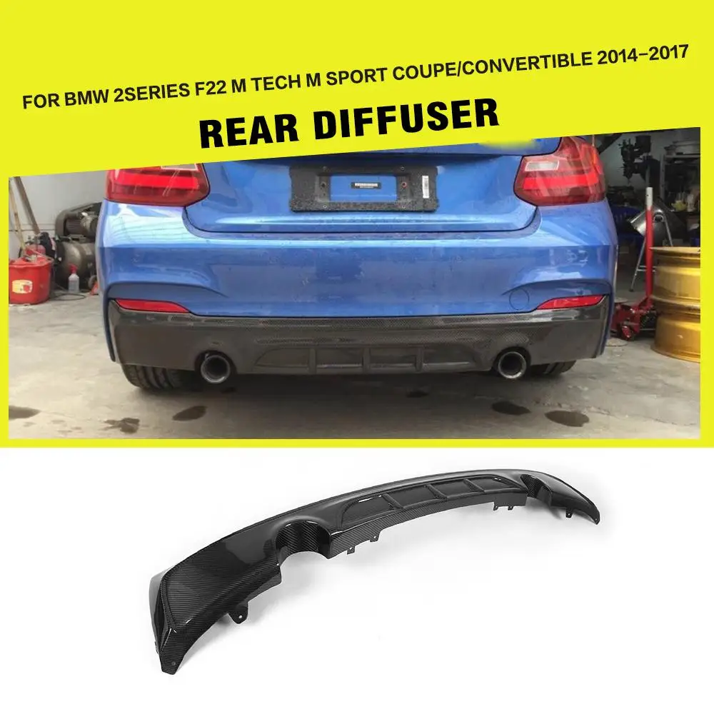 Автомобильный задний диффузор губа ДЛЯ BMW 2 серии F22 F23 220i 280i 230i M235i M Sport Coupe Convertible 2013