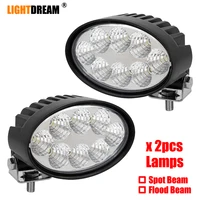40W Led Work Lights Oval 5.5" inch Led Driving Lights 3500 Lumens With Rotate Bracket For JOHN DEERE,CASE IH,NEW HOLLAND x2pcs