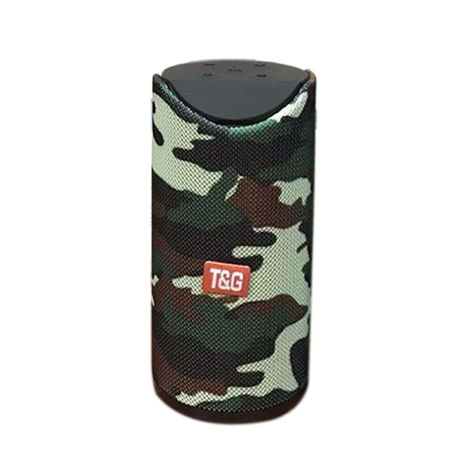 Camouflage Bluetooth динамик s Портативный Открытый Bt динамик беспроводной мини стерео бас звуковой сабвуфер Tf карта и Usb диск громкий динамик Tg113 - Цвет: Camouflage