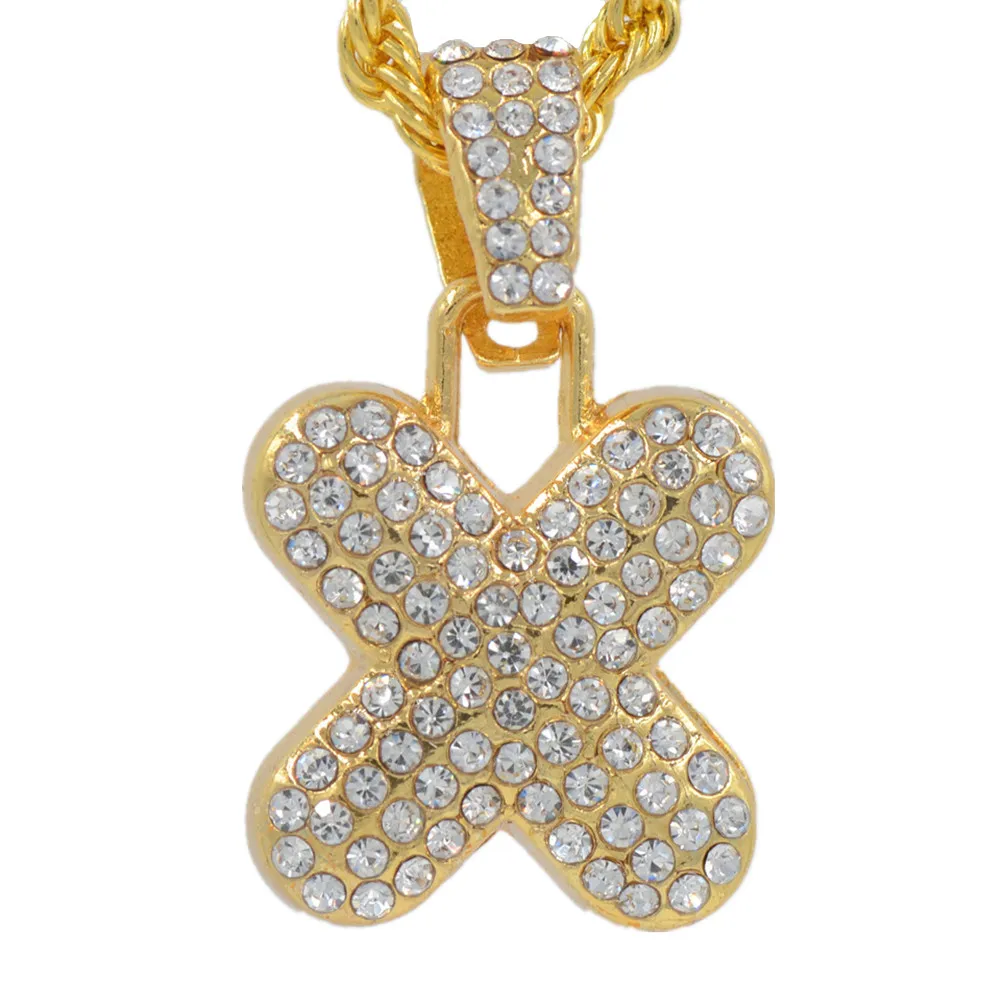 Подвеска стразы из металлического сплава со сверкающими буквами подвеска Шарм