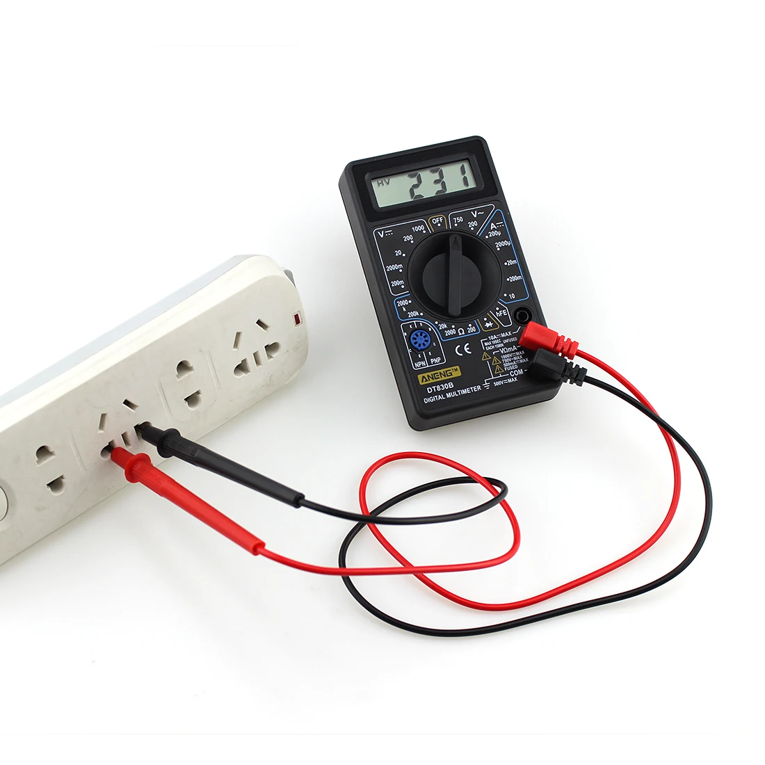 ЖК цифровой мультиметр дисплей AC/DC Амперметр тестер сопротивления