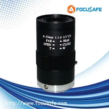 Focusafe экономичная варифокальная ручная диафрагма объектив 6 15 мм CCTV с 1/3 &quotCS