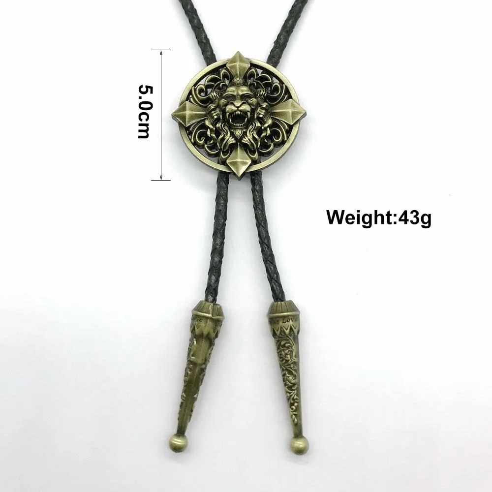 Ожерелье с подвеской бабочкой Lion Western eagle Bolo металлическое ожерелье для женщин