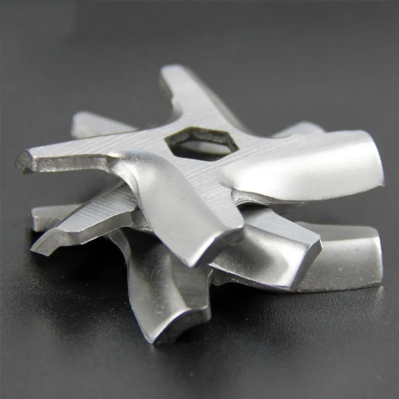 3 шт. Новый Нержавеющая сталь шестигранной лезвие Мясорубка Ножи MS-0926063 HV2 HV3 HV4 HV6