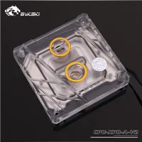 None lamp Bykski водоблок для процессора cpu-XPR-A-V2 для INTEL LGA1150 1151 1155 1156 2011X99 черный серебристый RGB поддержка GND водяного охлаждения - Цвет лезвия: None lamp