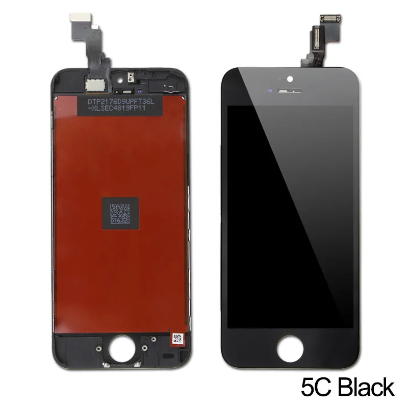 1 шт. AAA качество сенсорный экран с ЖК-дисплеем для iPhone 5 5S 5C SE дисплей дигитайзер сборка Замена - Цвет: 5C Black