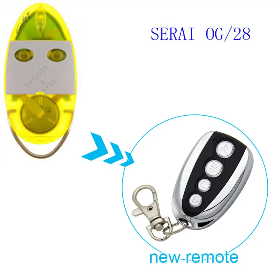 Замена пульта дистанционного управления гаражной двери/ворот/Дубликатор 433 92 МГц