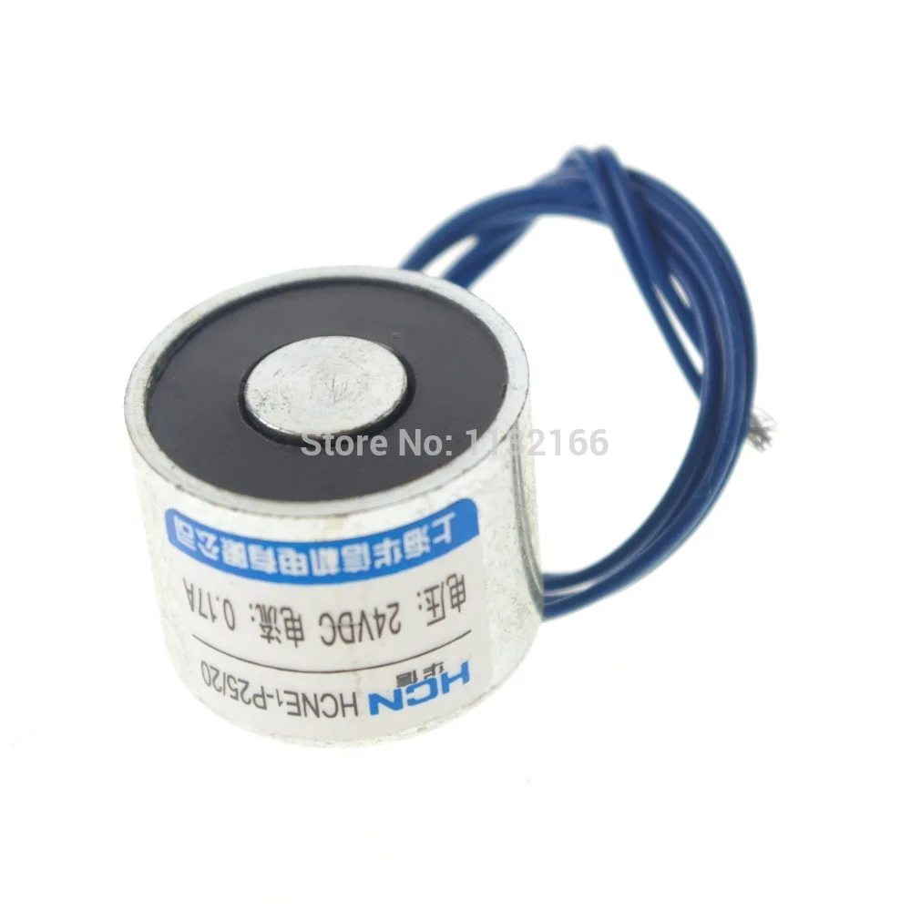 24Vdc 5кг 11LB 25 мм Холдинг Электромагнит лифт соленоид|solenoid lift|solenoid 24vdcsolenoid electromagnet |