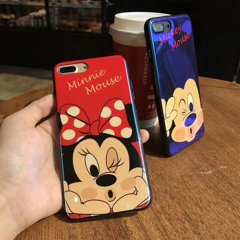 Моды Blu Ray Микки мобильный Телефонные Чехлы для iPhone X 6 7 8 6S плюс задняя крышка