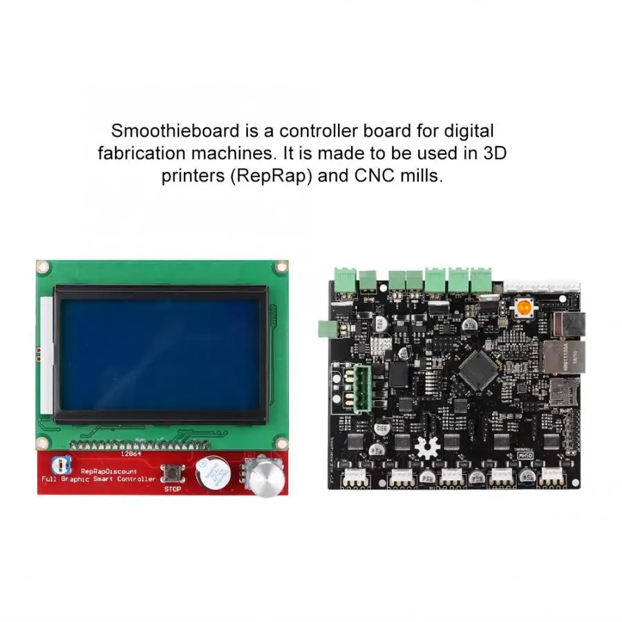 3D Printer Smoothieboard 5X V1.1+12864 LCD Display Kit With Adapter | Компьютеры и офис