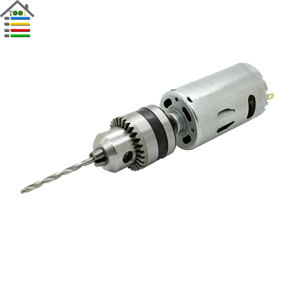 AUTOTOOLHOME сверхмощный DC12-24V электродвигатель ручная дрель PCB пресс сверление 0,6-6 мм B10 Быстрозажимной патрон с твист бит Набор инструментов