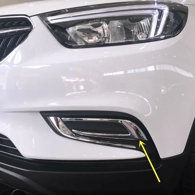 2 шт. ABS хромированный передние противотуманные фары светильник лампы Накладка