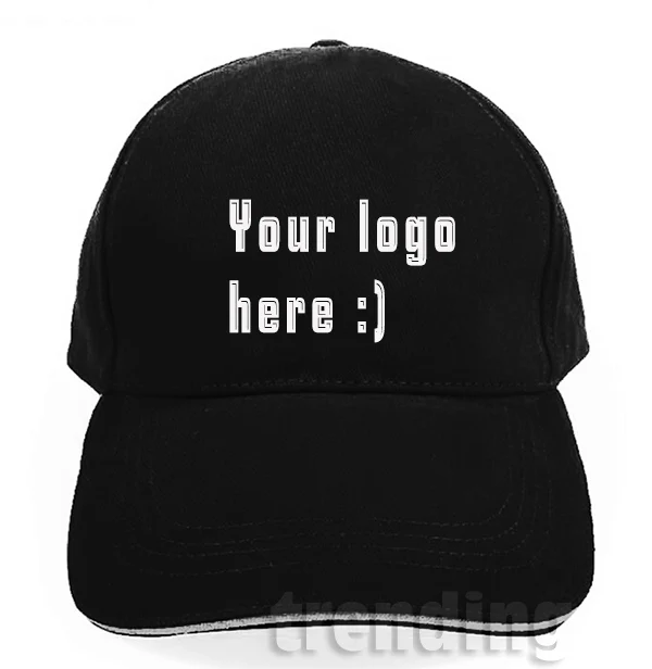 Мужская и женская хлопковая шапка тракер на заказ сделай сам плоский козырек