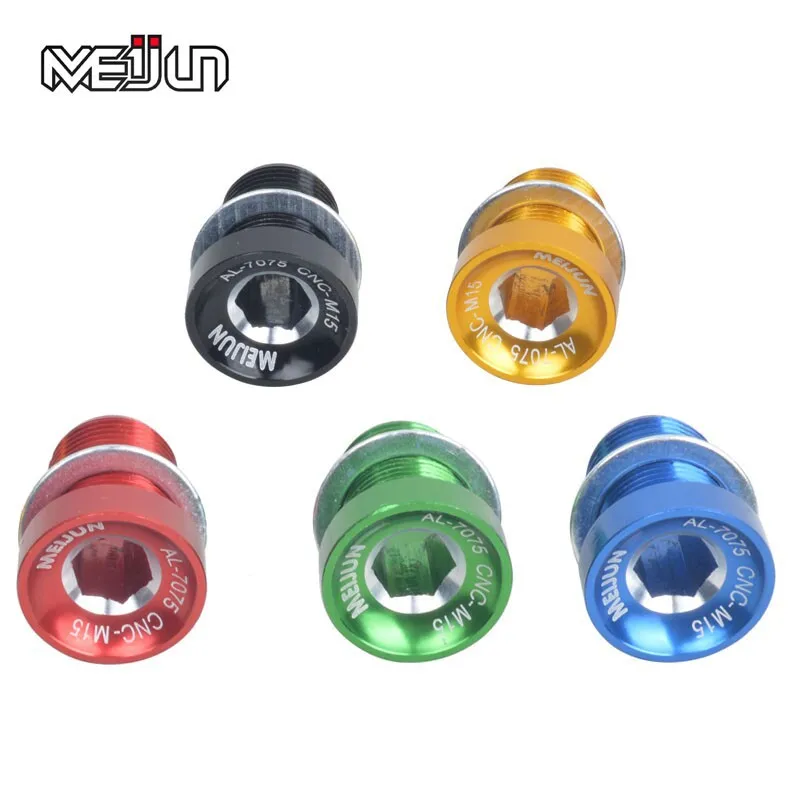 MEIJUN горный велосипед комплект кривошипов оси кривошипа сращивающиеся Винты 15 мм