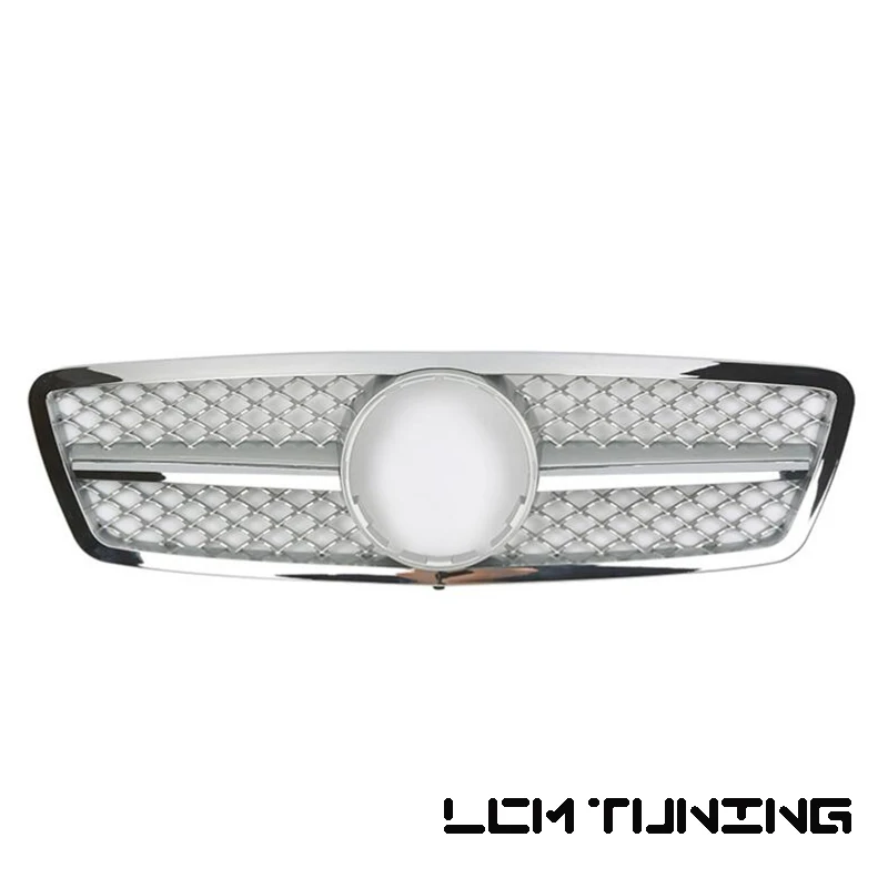 SL стиль ABS пластиковый передний бампер гоночная решетка для Mercedes Benz C-Class W203 00 01 02 03