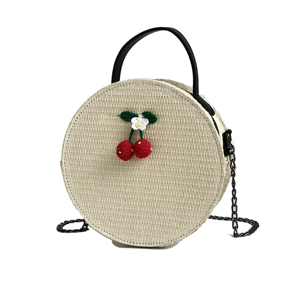 Style 11 Модные сумки из ротанга, сумки для женщин, богемные дорожные сумки, летняя пляжная соломенная сумка через плечо, круглая Сумка Bolsa - Цвет: Style 11