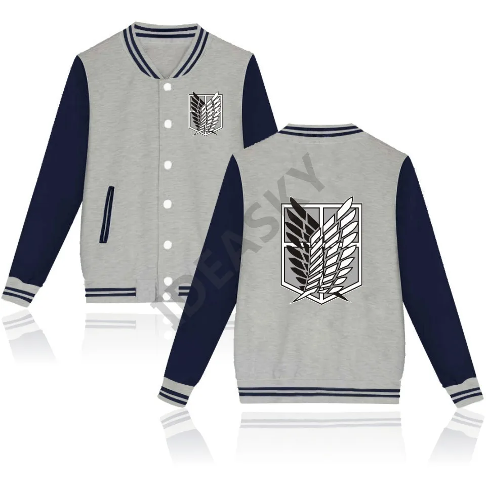 Атака на Титанов shingeki no kyojin ackerman levi Eren Jaeger mikasa Скаутинг Легион Толстовка Косплей Костюм wo для мужчин