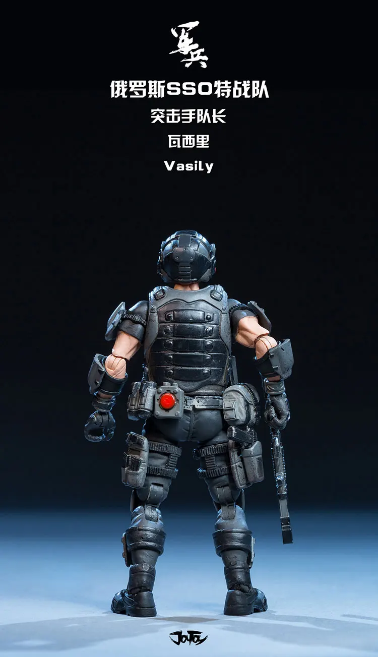 Новая игрушка JOY 1:18, солдатики, фигурки солдат, русский спецкорпус(3 шт./лот), подарок на праздник/день рождения,, RD022