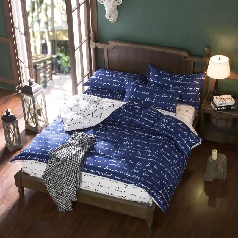 Unihome одеяло с микрофиброй из полиэстера комплект 1 шт. пододеяльник 1 шт. простыня комплект 2 шт. наволочка Полный/Королева/Комплект постельного белья королевского размера