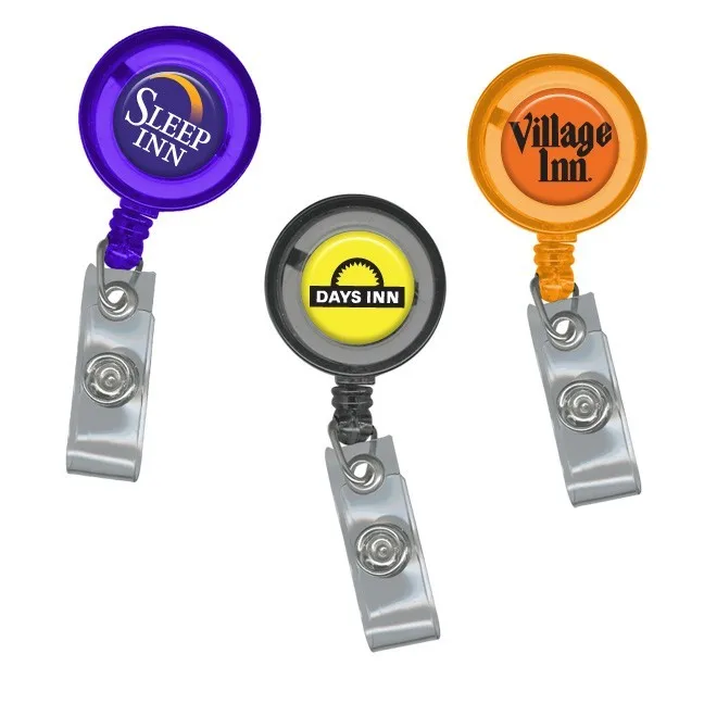 

Personalized Name Retractable id badge reel 50pcs/lot