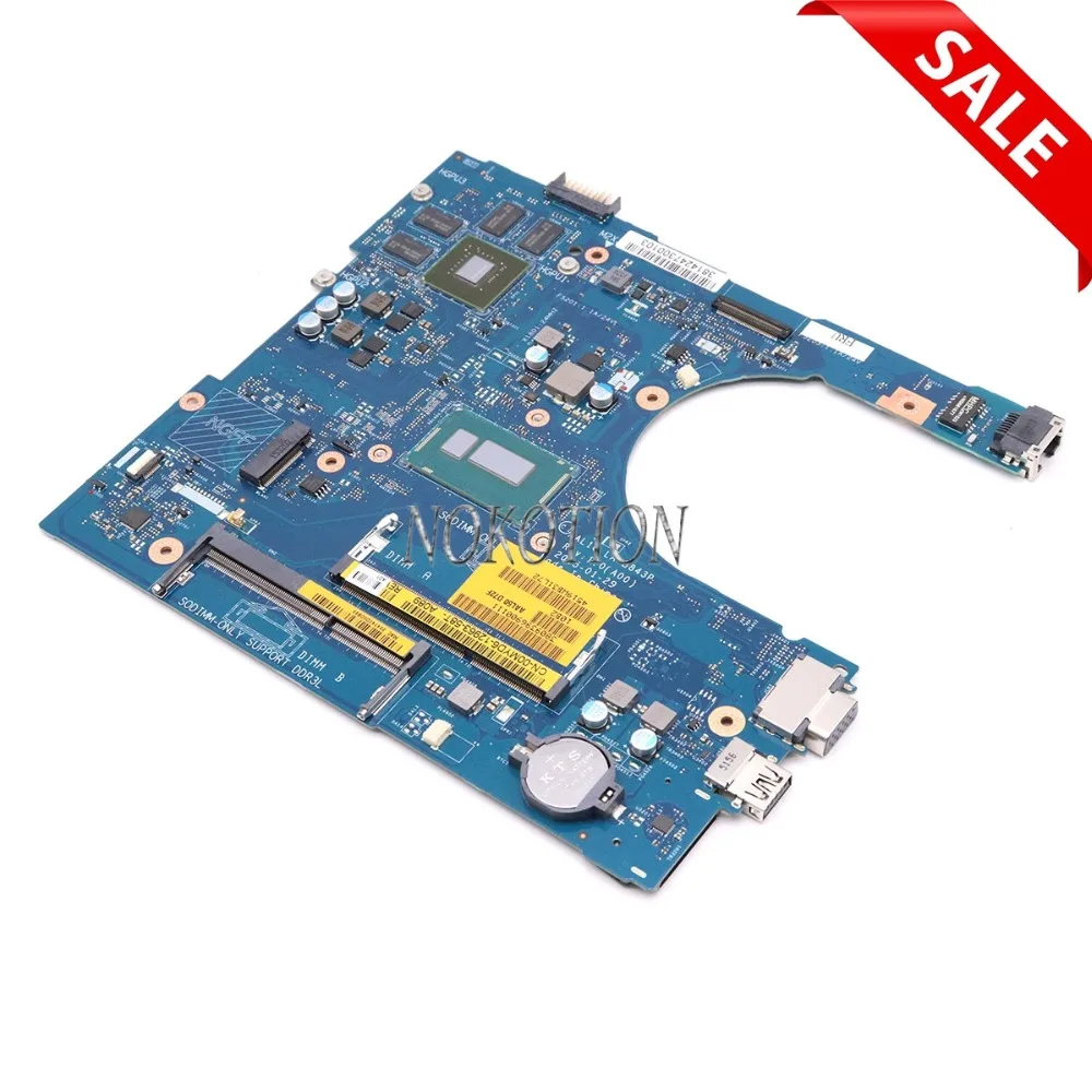 Оригинальная материнская плата для ноутбука dell inspiron 5458 5558 5758 SR1EF CN 00MYD6 GeForce