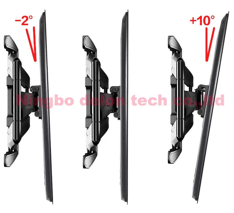 NB P5 3"-52" 4" 50" 6 arm VESA400X400 200X200 выдвижной полный движения ЖК-телевизор крепление настенный Подвижный кронштейн ТВ подъемный механизм