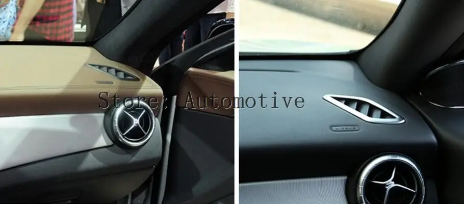 Хромированная Крышка вентиляционного отверстия кондиционера для приборной