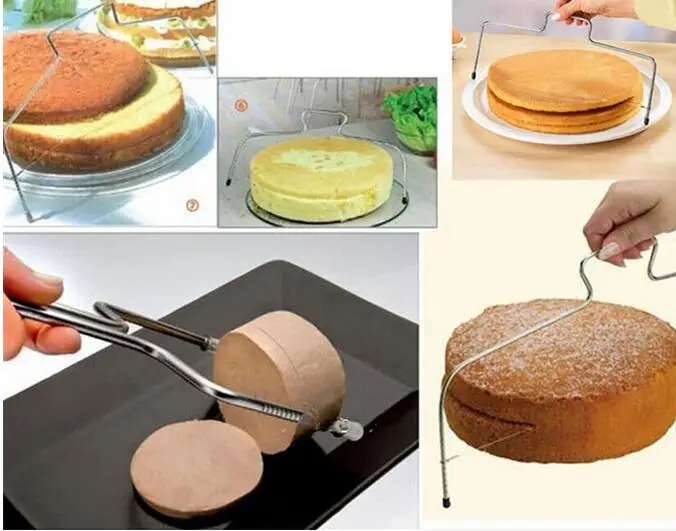 1 шт. Регулируемый слайсер для торта проволочный выравниватель 32 см кондитерский