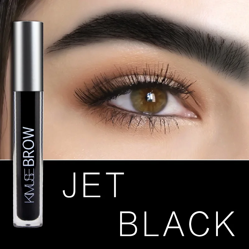 JETBLACK Гель для бровей для глаз идеальные брови в 2 минуты черный коричневый тонированный гель для макияжа бровей Карандаш для бровей - Цвет: JETBLACK