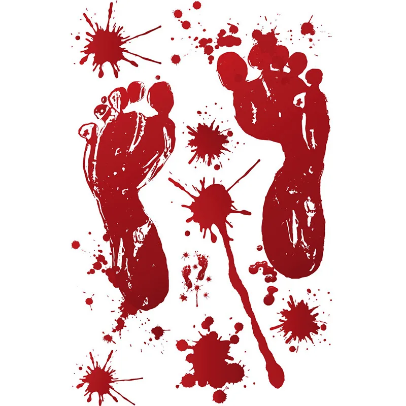 1 шт. креативное украшение для вечеринки наклейка с изображением призрака крови