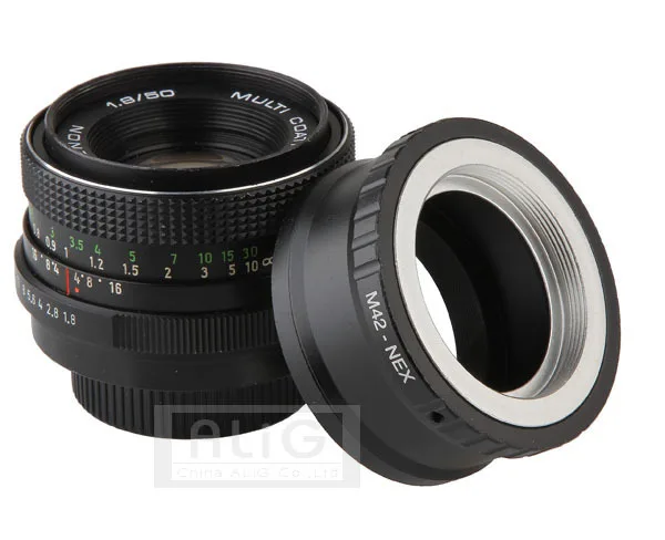 Адаптер для объектива кольцевой M42 NEX резьбовой объектив Sony NEX3 NEX5 NEX6 5R 5T 5N NEX7 A5100 A6000