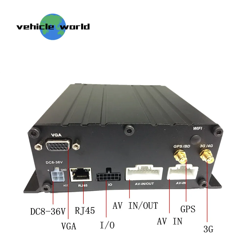 H.264 8Ch 1080P AHD 2.0MP HDD автомобиль такси прицеп грузовик школьный автобус Мобильный DVR с