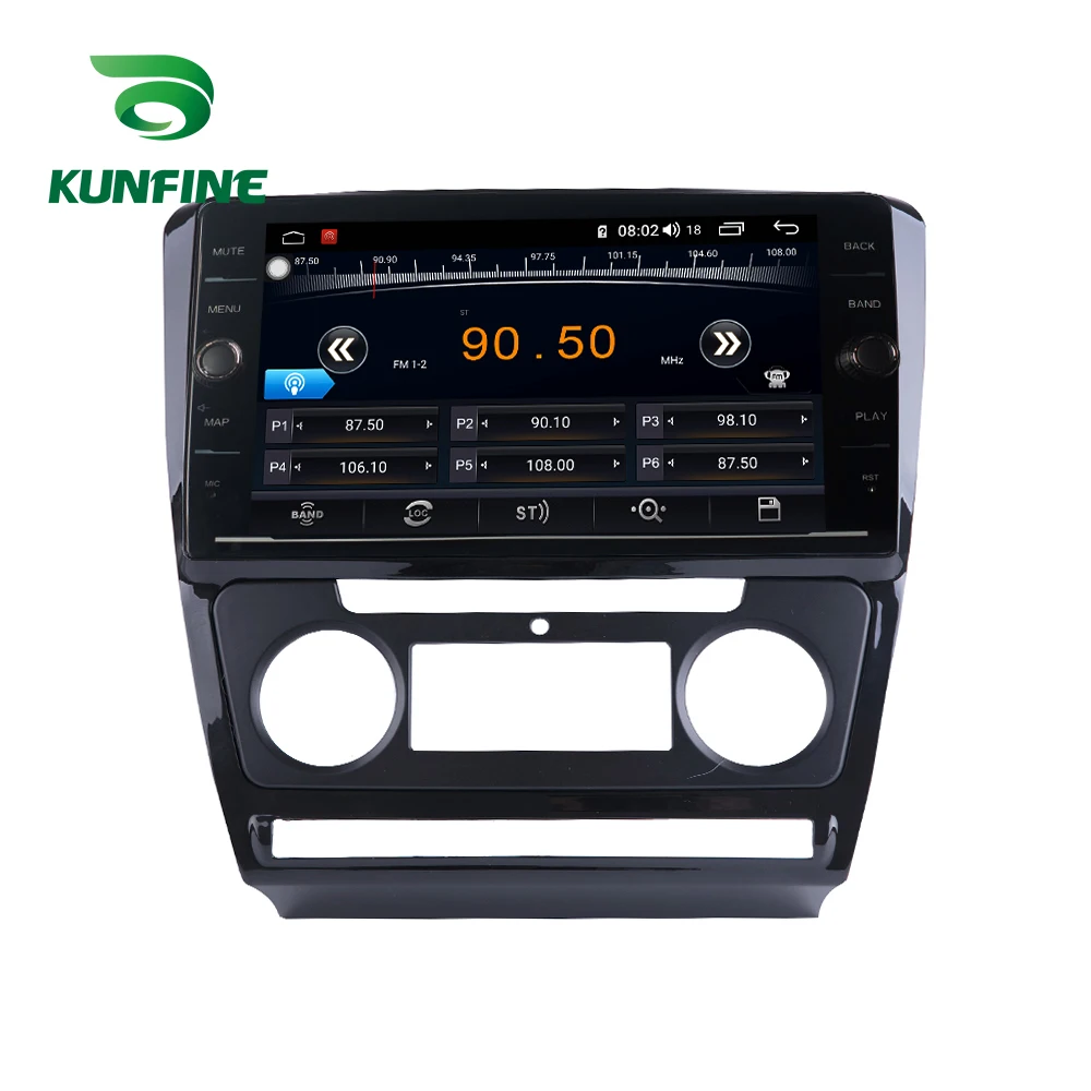 Octa Core ROM 64GB Android 8.1 Car DVD GPS Navigation Player Deckless Stereo for Skoda Octavia 2007 2008 2009 2010 2011 2012 | Автомобили